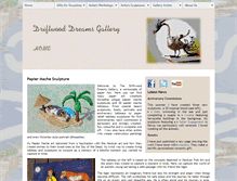 Tablet Screenshot of driftwood-dreams.co.uk